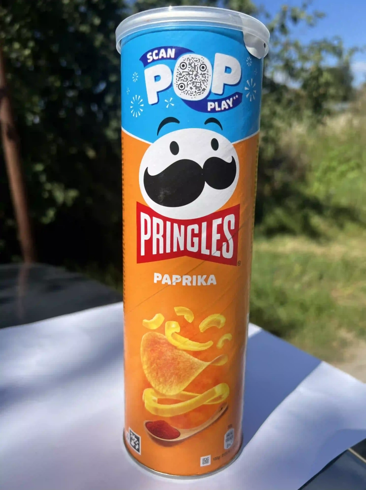 Чіпси Pringles Paprika 165g. 