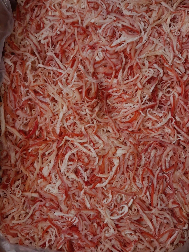 Кальмар стружка зі смаком краба 1kg. 