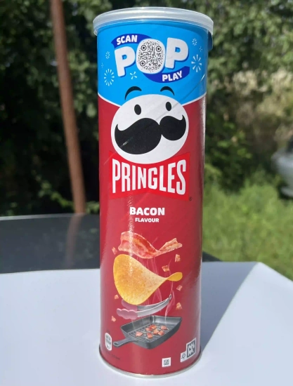 Чіпси Pringles Bacon 165g. 